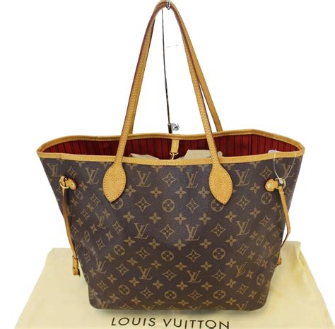 louis vuitton tote bag red